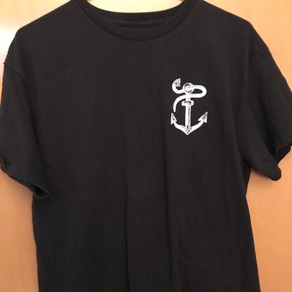 Primitive Graphic Tee: Black “Good for Life” w/ Anchor Logo - Picture 4 of 6